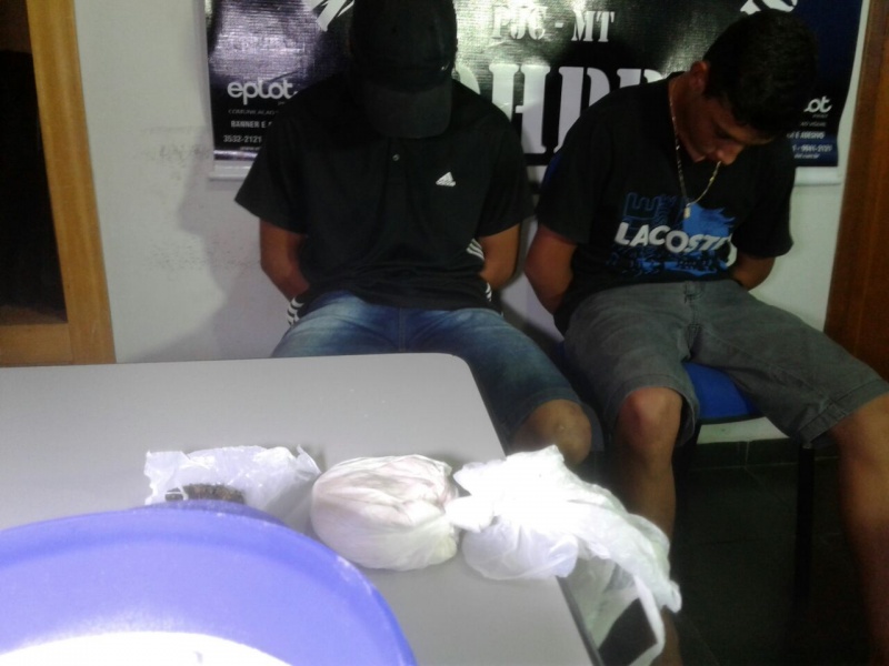 Dois jovens são presos por suspeita de homicídio em Sinop Foto27196