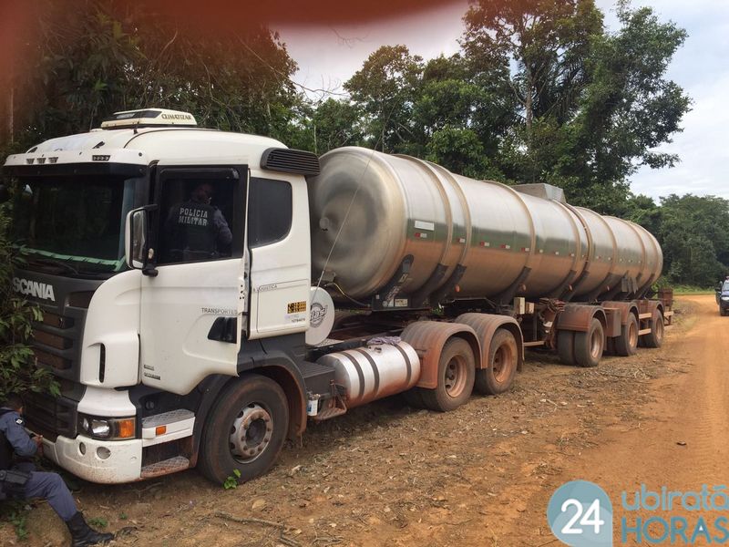 Ladrão é preso após render motorista e roubar caminhão de combustível Foto20291