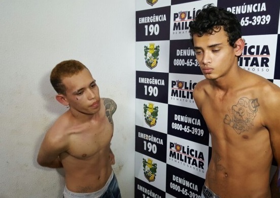 PM prende dupla acusada de assaltar distribuidora de bebidas Foto61275