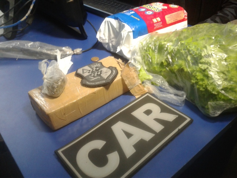 Jovem dispensa sacola com mais de meio quilo de maconha e é preso em Sinop Foto34894