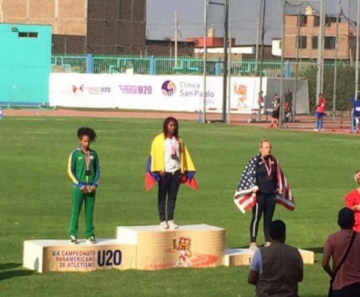 Sorrisense conquista medalha de prata no arremesso de dardo Foto65025