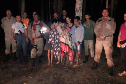 Crianças de 8 e 10 anos são resgatadas de mata no interior de MT Foto10842