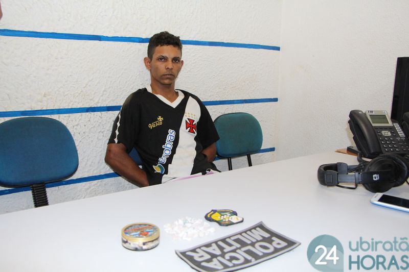 Morador do bairro Jardim Vitória é preso com 44 papelotes de pasta base de cocaína Foto1347