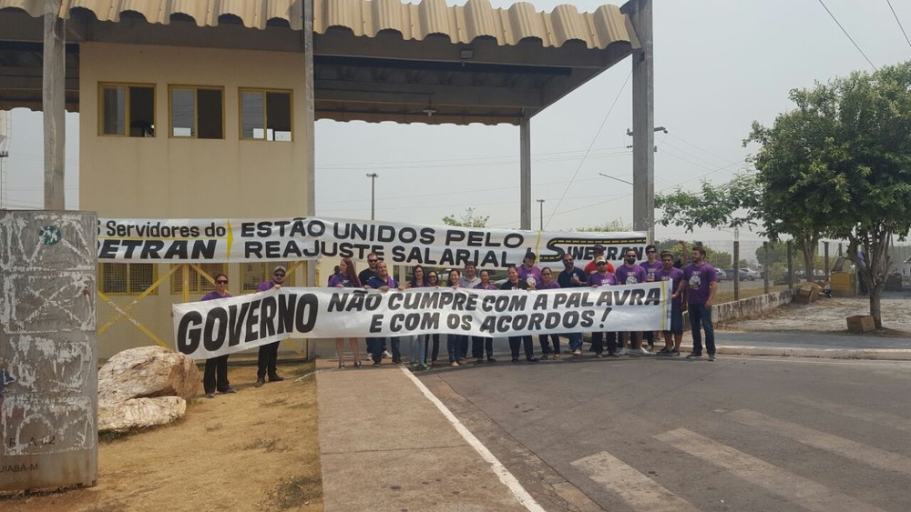 Greve dos servidores do Detran completa uma semana e segue sem previsão de término Foto79346