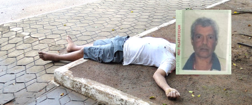 Homem é assassinado em praça e tem rosto deformado Foto29450
