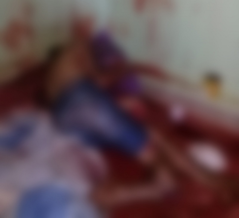 Homem é executado com vários golpes de facão em Cláudia Foto263