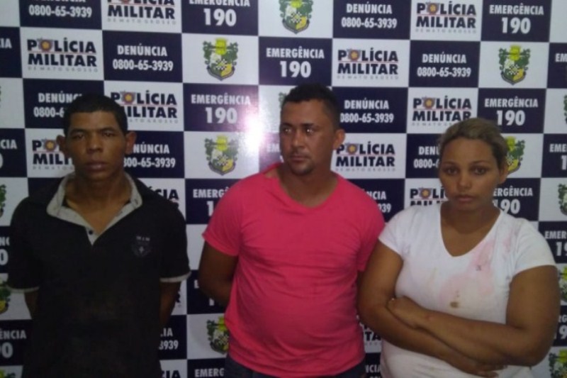 Três são presos após disparo de arma de fogo em Praça de Nova Ubiratã Foto99872