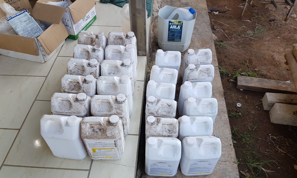 PF deflagra operação contra comércio ilegal e contrabando de defensivos agrícolas em MT Foto10638
