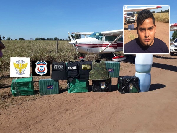 Co-piloto de avião interceptado com 300 kg de cocaína integra Exército boliviano Foto45761