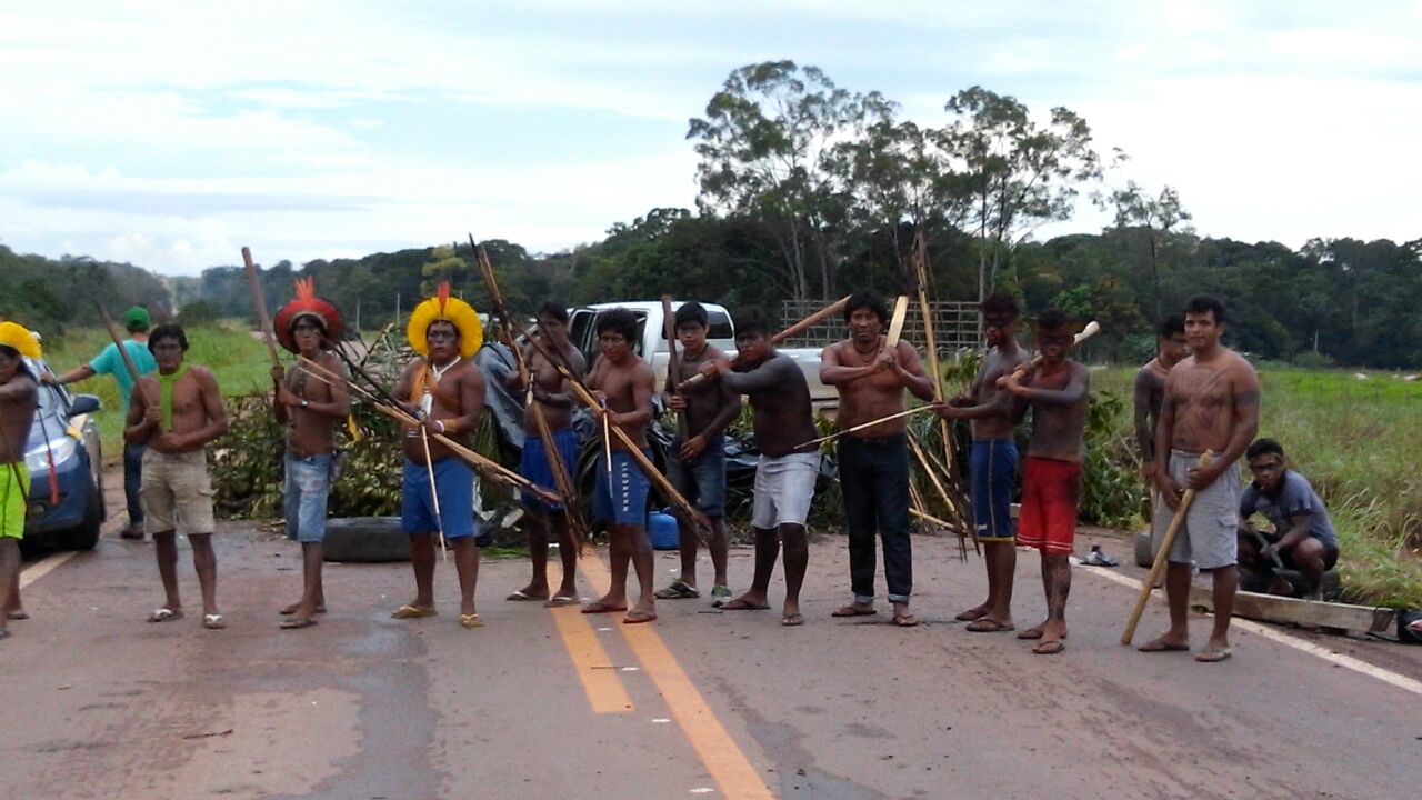 Governo Federal autoriza Força Nacional intervir em bloqueio de índios na BR-163 Foto45784