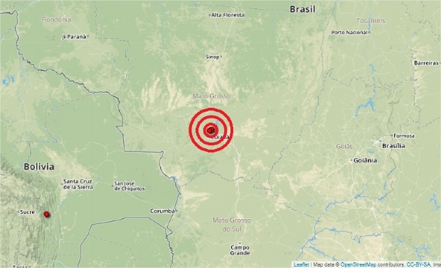 Tremor de terra em Cuiabá teve 3.2 graus de magnitude Foto49145