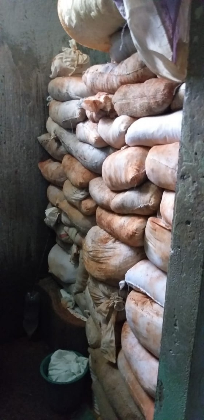 Detentos cavam túnel em presídio de Sinop e estocam terra em sacos dentro de cela Foto9102