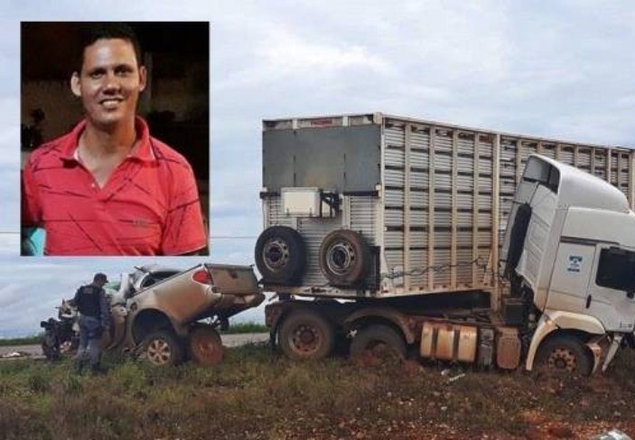 Técnico de segurança morre após bater de frente com carreta Foto53924