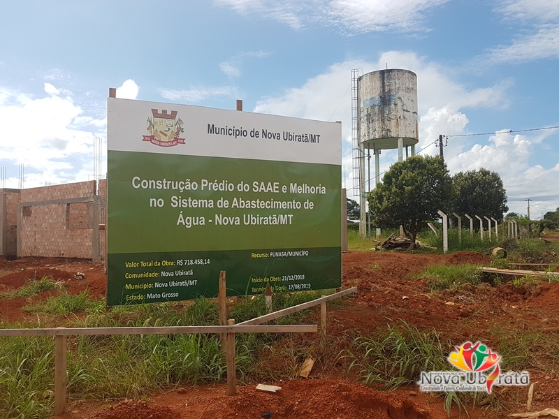 Obras em reservatório causam mudança em fornecimento de água no período noturno Foto83294