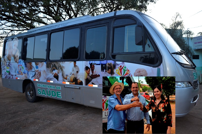 Micro ônibus adquiro com recursos próprios é entregue pela Prefeitura Municipal Foto55927