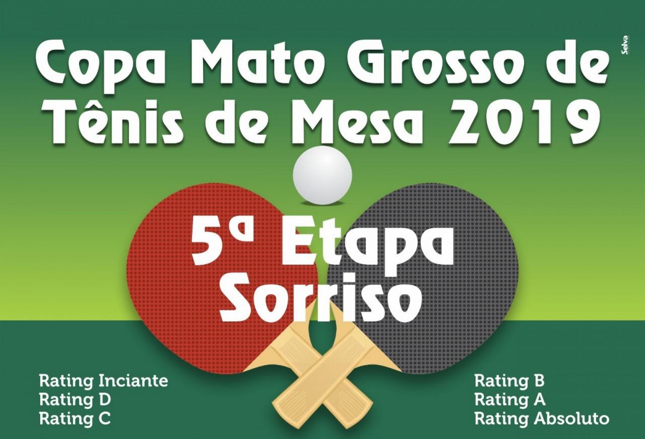 Sorriso será sede da 5ª etapa da Copa Mato Grosso de Tênis de Mesa Foto65778