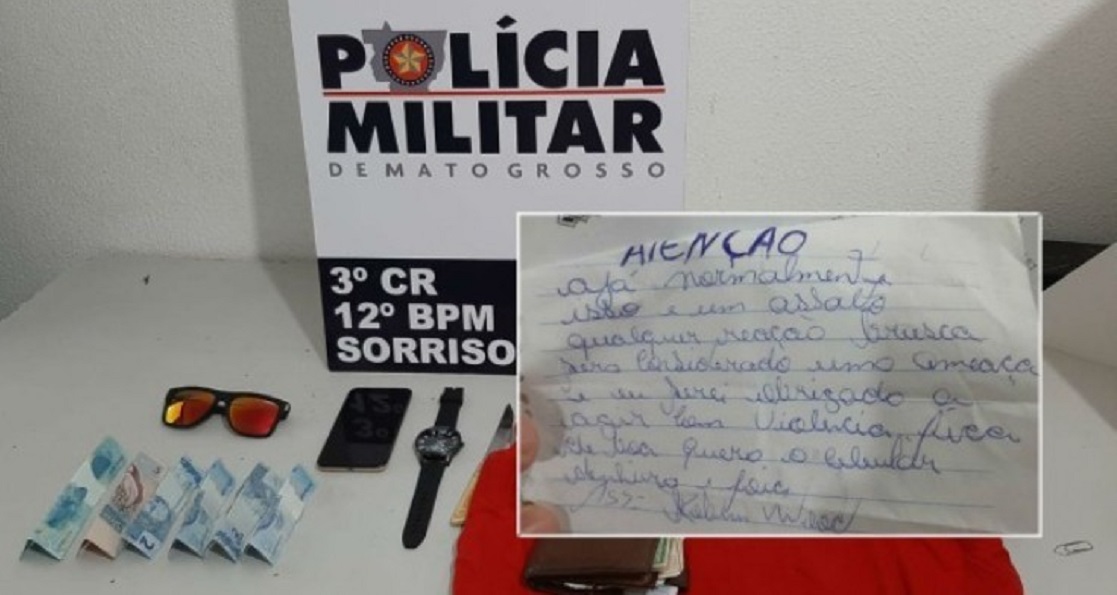 Ladrão que entregou bilhete assinado como "Robin Hood" é preso após novo assalto Foto45839