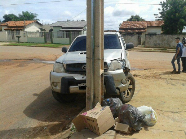 Caminhonete abandona após acidente em Nova Mutum foi roubada em Sinop Foto60264