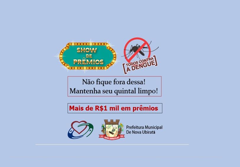 Prefeitura distribuirá prêmios para incentivar limpeza de quintais e combate do mosquito da dengue Foto39