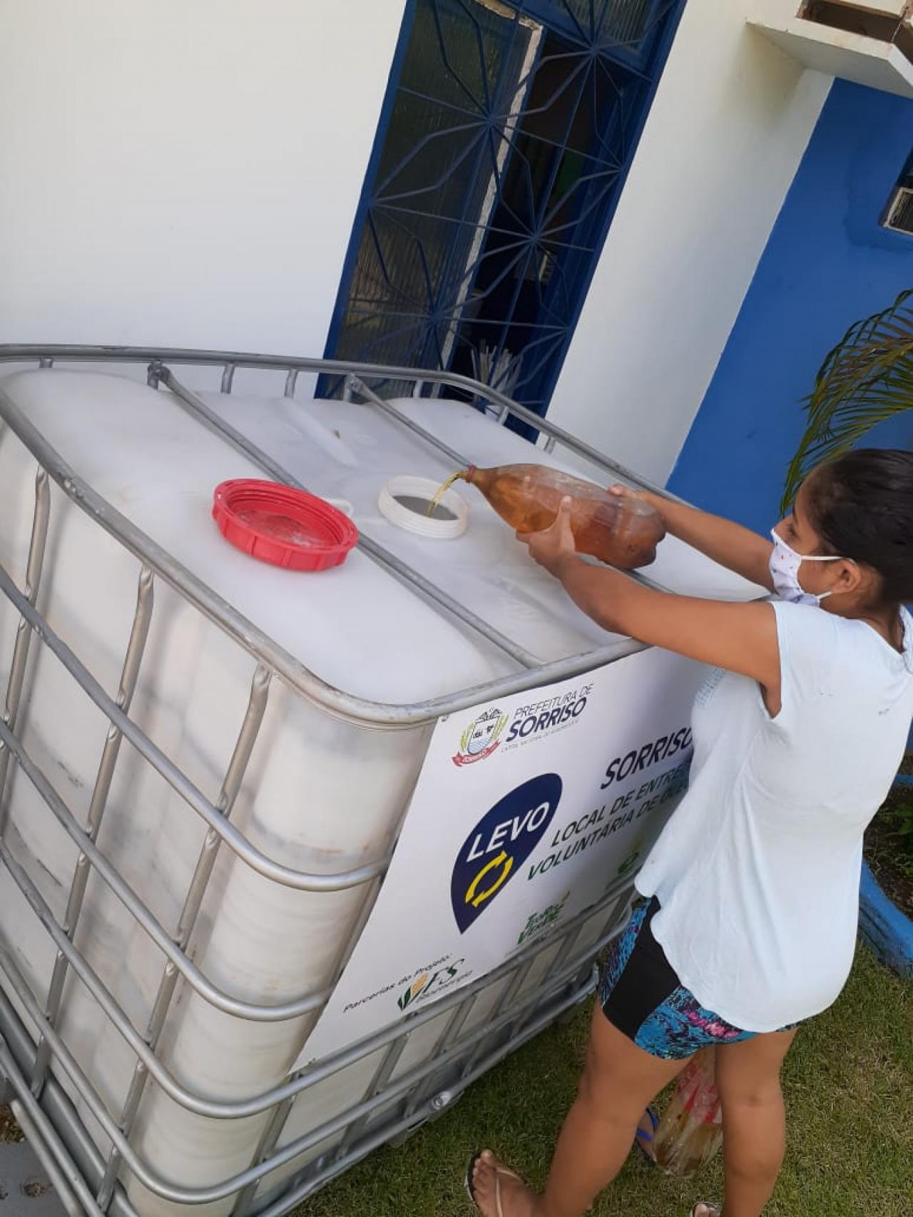 Sorriso adere ao LEVO e óleo de cozinha residual passa a ter destino correto Foto27243