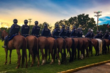 PM define efetivo com mais de 1.440 policiais para atuar no pleito eleitoral em MT Foto21831