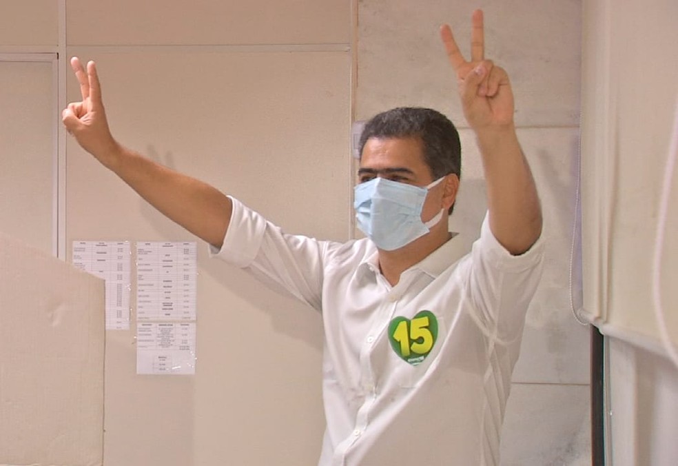 Emanuel Pinheiro, do MDB, é reeleito prefeito de Cuiabá Foto17585
