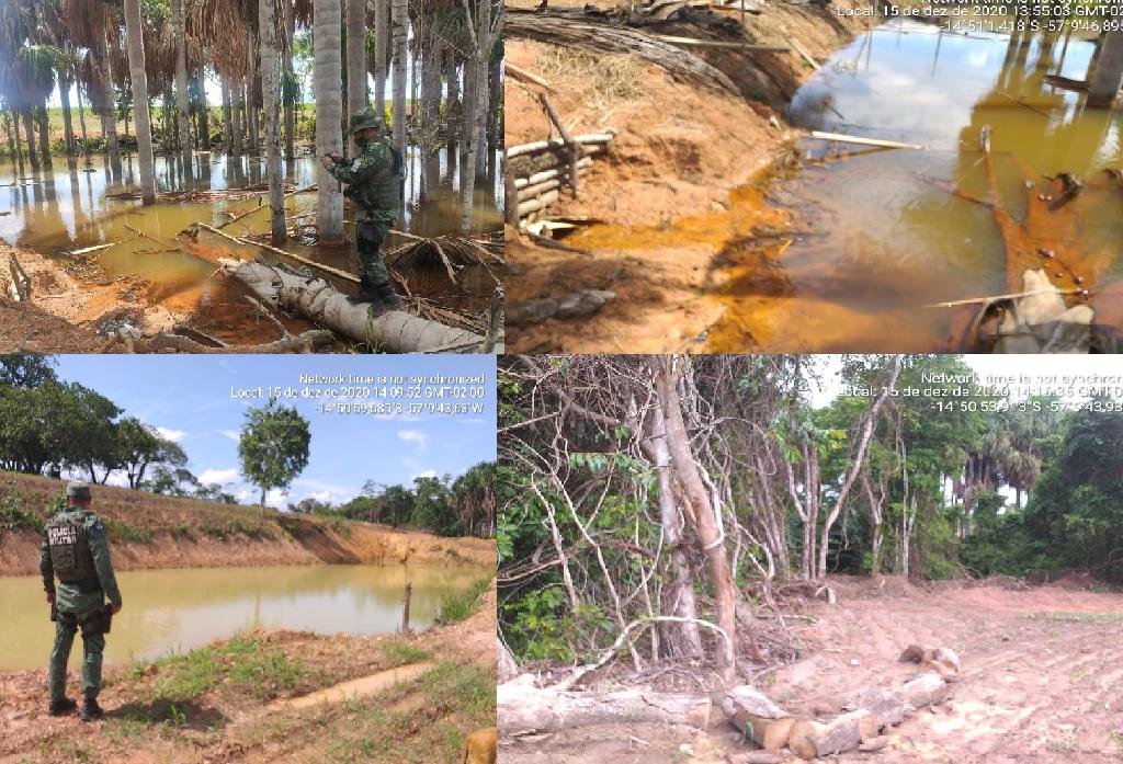 Batalhão Ambiental identifica área de APP devastada e aplica multa de R$ 305 mil Foto26249