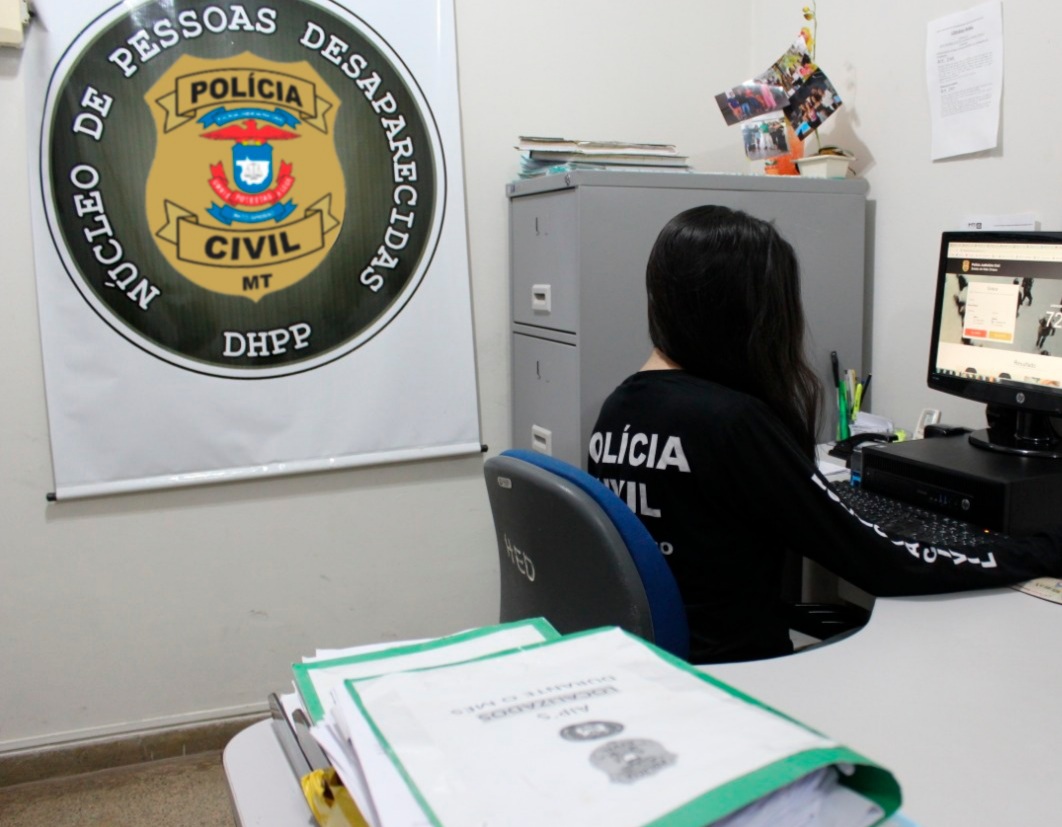 Sistema criado pela Polícia Civil reúne dados de desaparecidos e colabora para a localização de pessoas em MT Foto95300