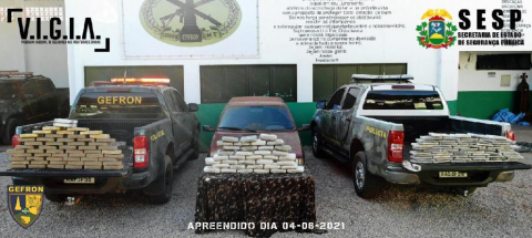 Gefron apreende cerca de R$ 1,3 milhão em drogas Foto64363