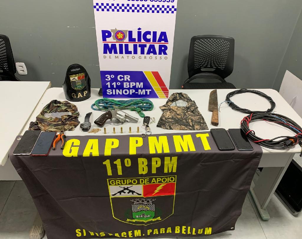 Polícia Militar desarticula quadrilha especializada e evita roubo de carga no interior Foto3168