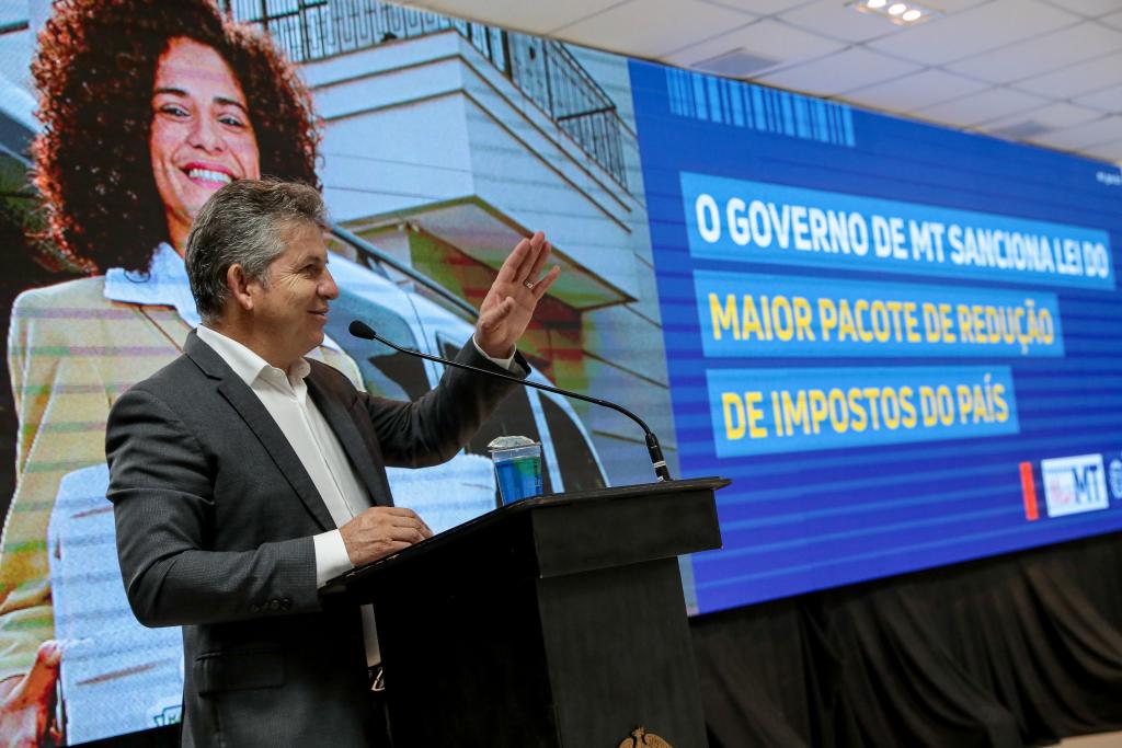 Começou a valer o maior pacote de redução de impostos do país, realizado pelo Governo de MT Foto46830