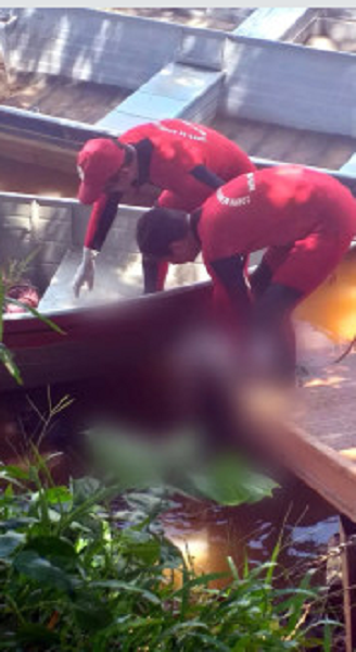 Menino de 13 anos quebra o pescoço e morre ao pular de barranco em rio Foto79379