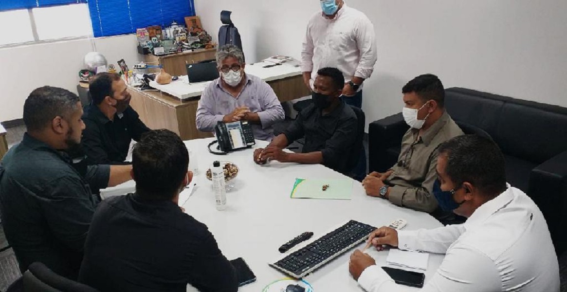 Representantes do Conseg de Nova Ubiratã são recebidos na Sesp Foto69720