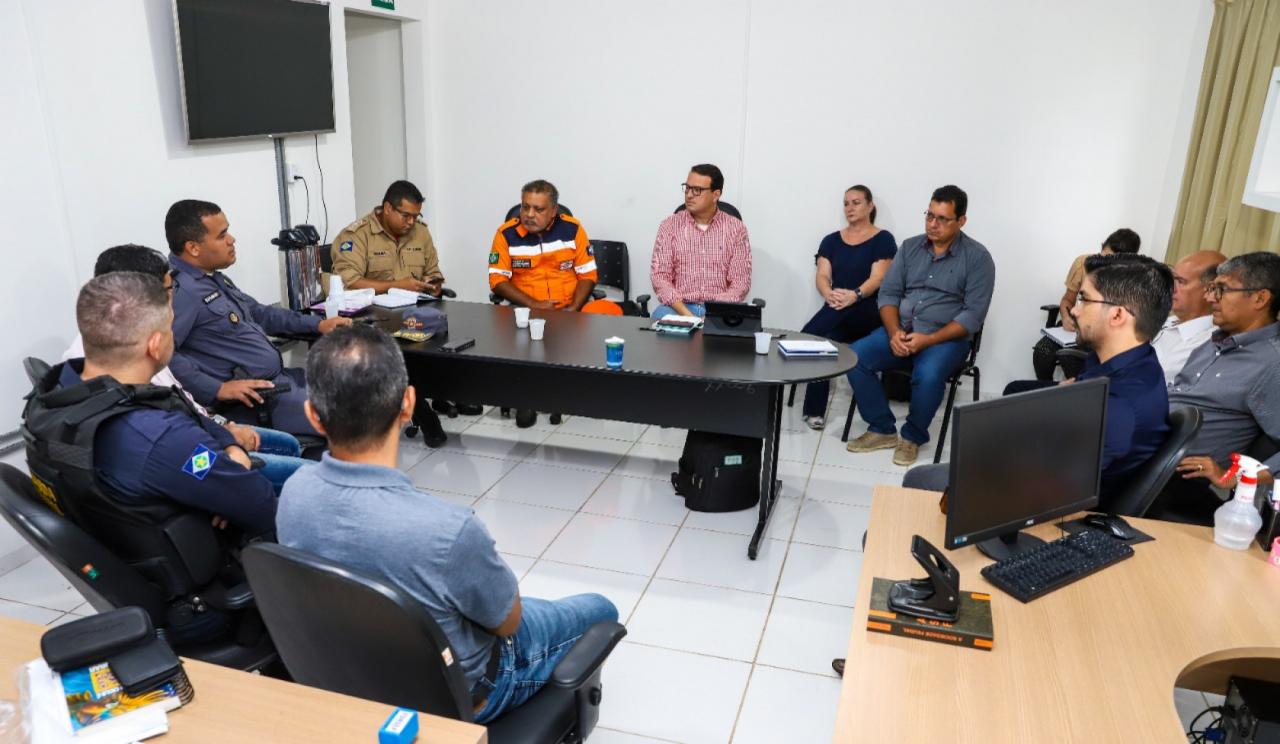 Organizadores e forças policiais se reúnem para definir esquema de segurança na Exporriso 2022 Foto79320