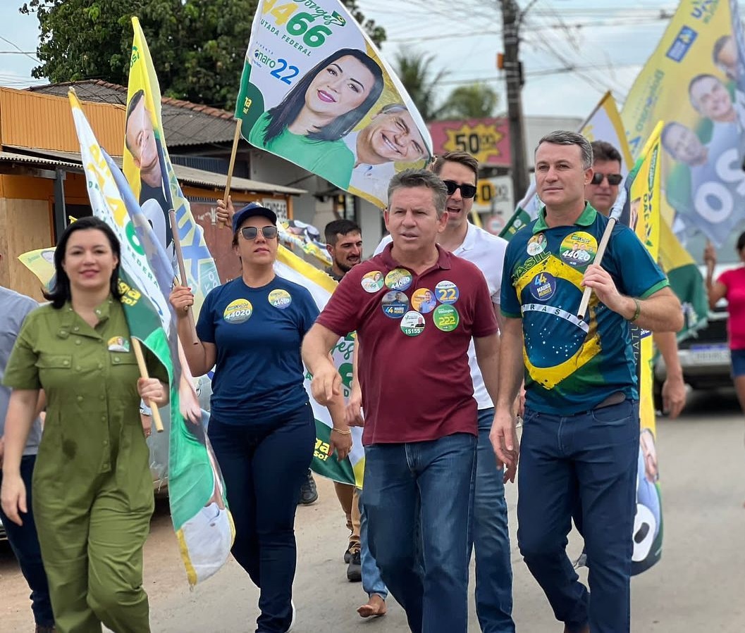 Ao lado de Xuxu Dal Molin, governador Mauro Mendes reforça importância do voto útil Foto82197