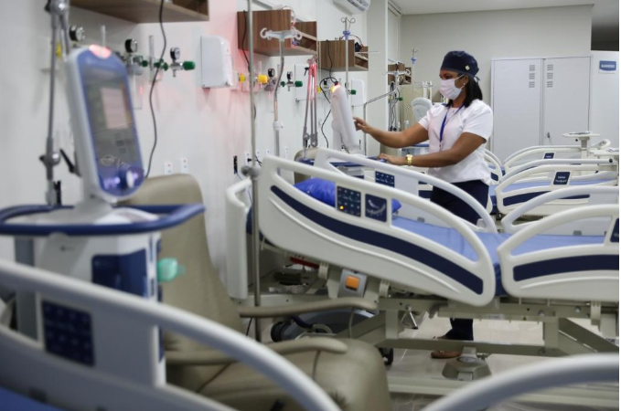 Hospitais de MT estão com 100% de ocupação dos leitos de UTI Foto7055