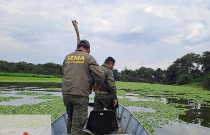Sema e PM fazem operação de final de ano para coibir a pesca ilegal em MT Foto35539