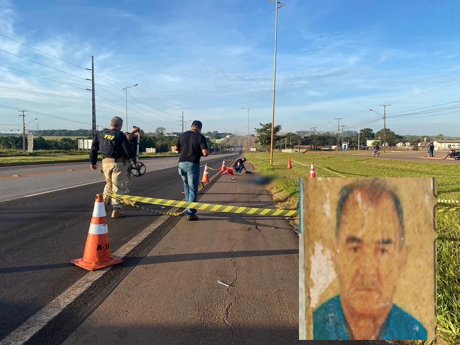 Motorista mata idoso atropelado e foge sem prestar socorro na BR-163 em Sinop Foto81112