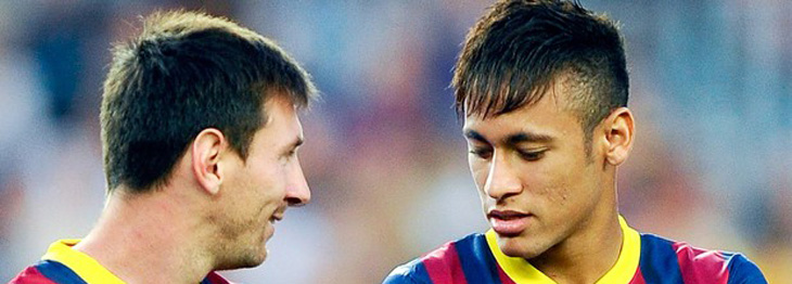 'Um dia ele será Bola de Ouro', diz Messi Foto25845