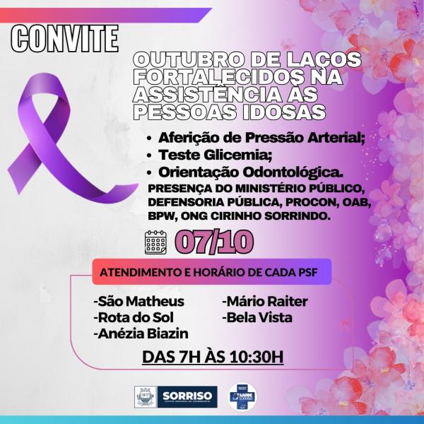Em outubro, Sorriso terá programação especial voltada à terceira idade Foto67935