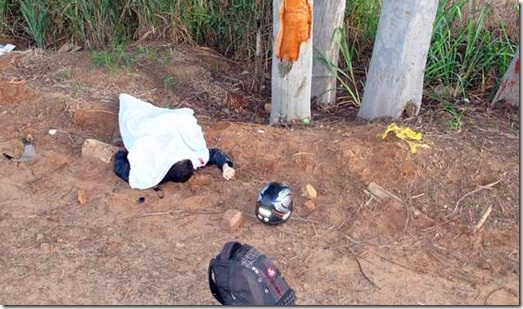 Operador de máquina morre após sofrer acidente de moto Foto31231