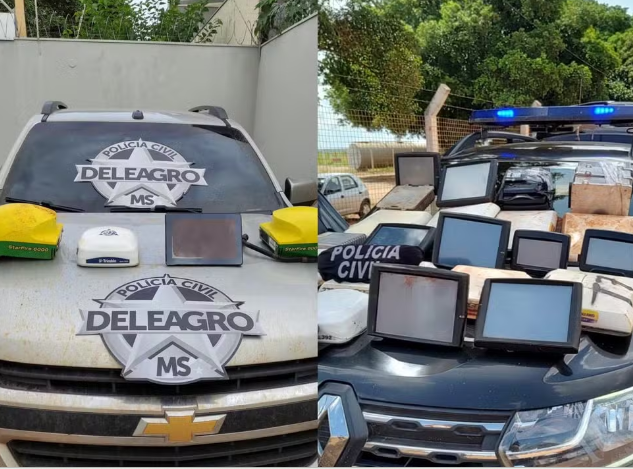 Integrantes de grupo criminoso especializado em furtos de máquinas agrícolas são presos Foto46803