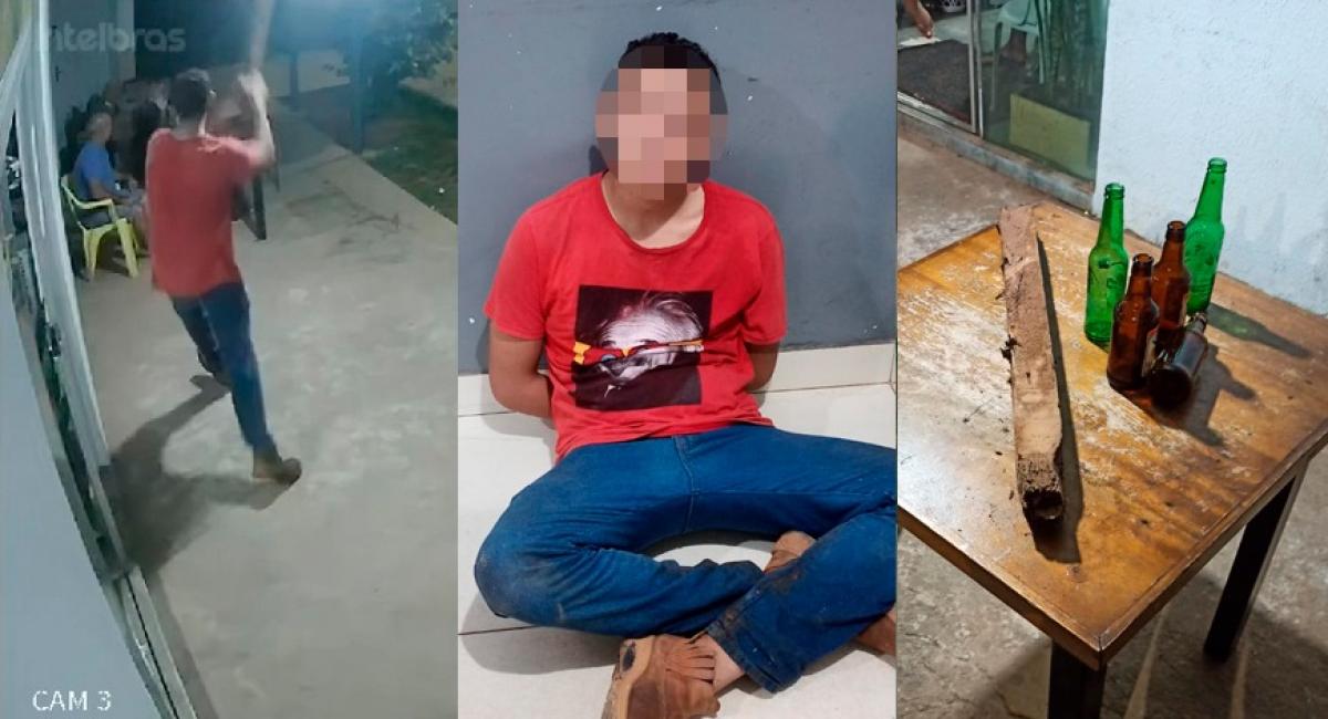 Homem mata desafeto à pauladas, foi preso em seguida Foto79641