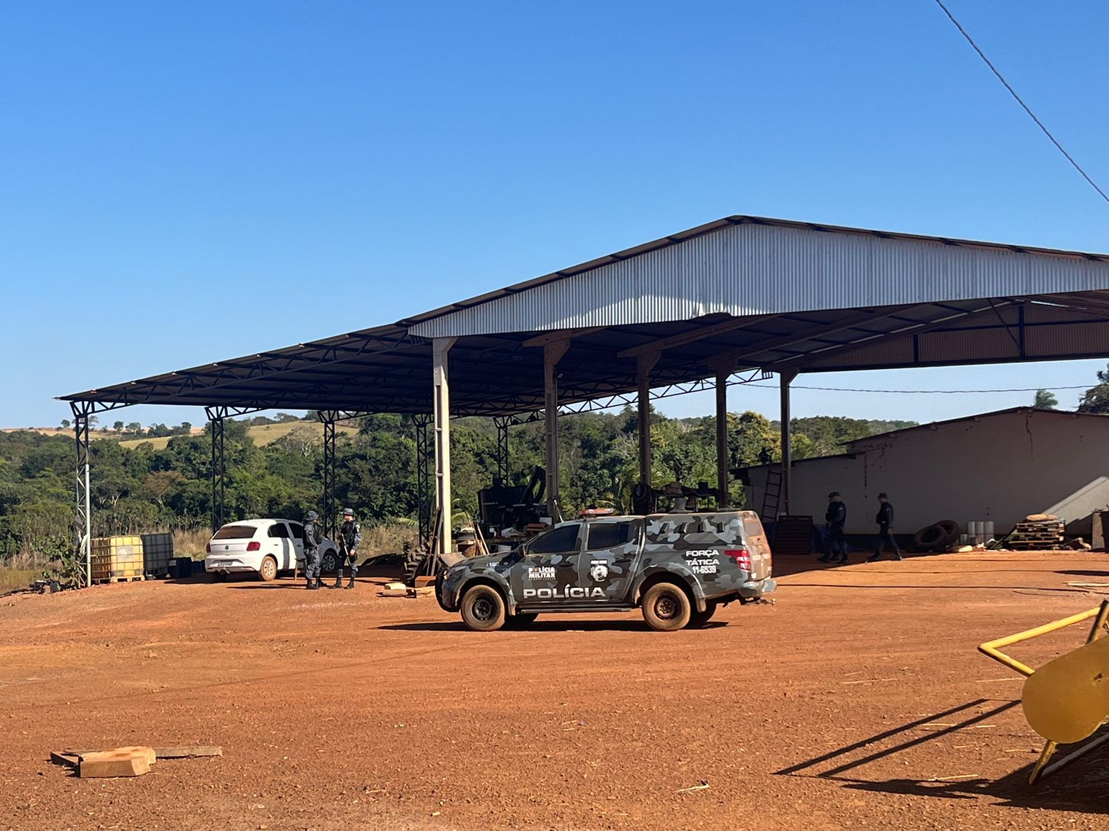 Polícia Militar frustra invasão a propriedade rural no interior de Mato Grosso Foto305