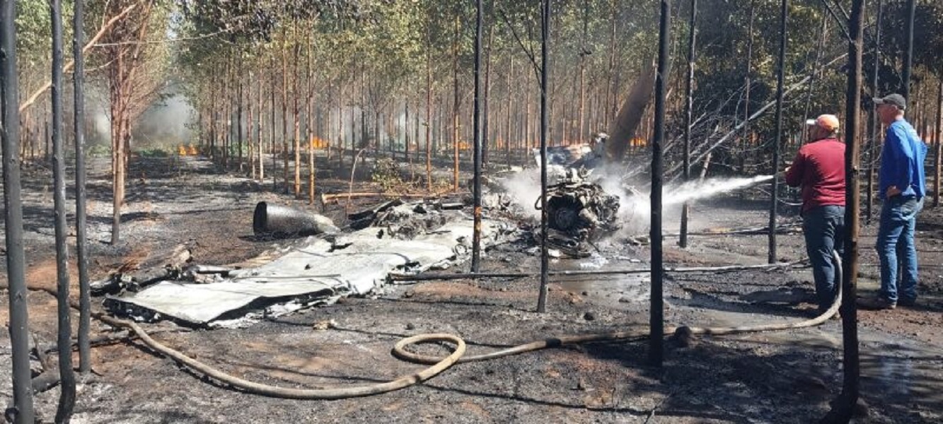 Jatinho que caiu em Matupá estava sem autorização para voar e com certificado vencido Foto93530