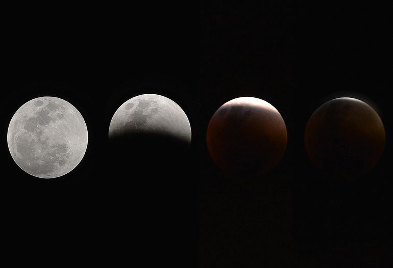 Eclipse total da Lua pode ser visto em MT na madrugada do dia 14 Foto46257