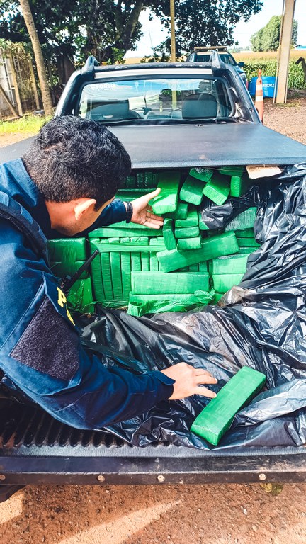 PRF realiza a maior apreensão de maconha do ano no estado de Mato Grosso Foto90417