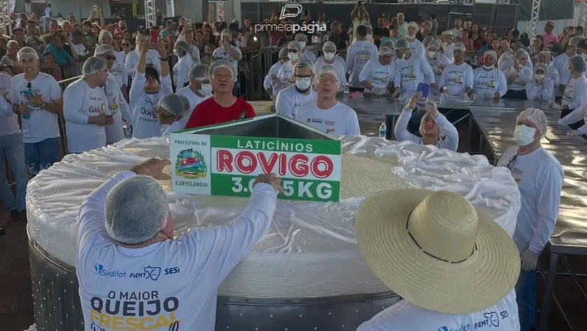 Maior queijo do Brasil é produzido em Mato Grosso Foto61630