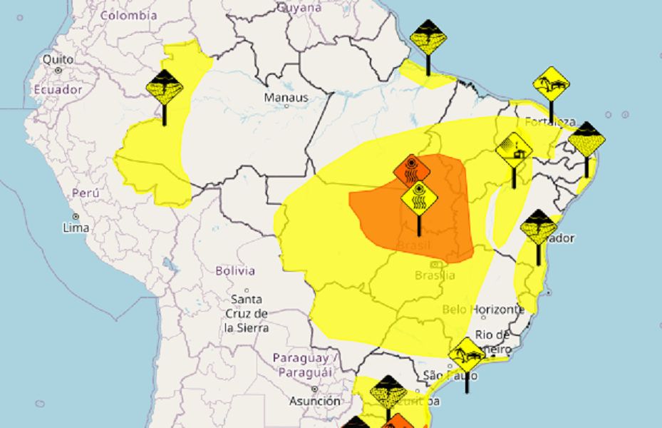 Mato Grosso entra novamente em alerta de baixa umidade e risco à saúde Foto39177