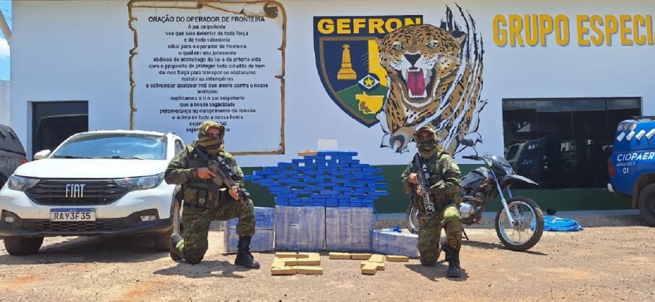 Forças de segurança apreendem mais de 200 kg de cocaína e geram prejuízo de R$ 5 milhões às facções criminosas Foto36833